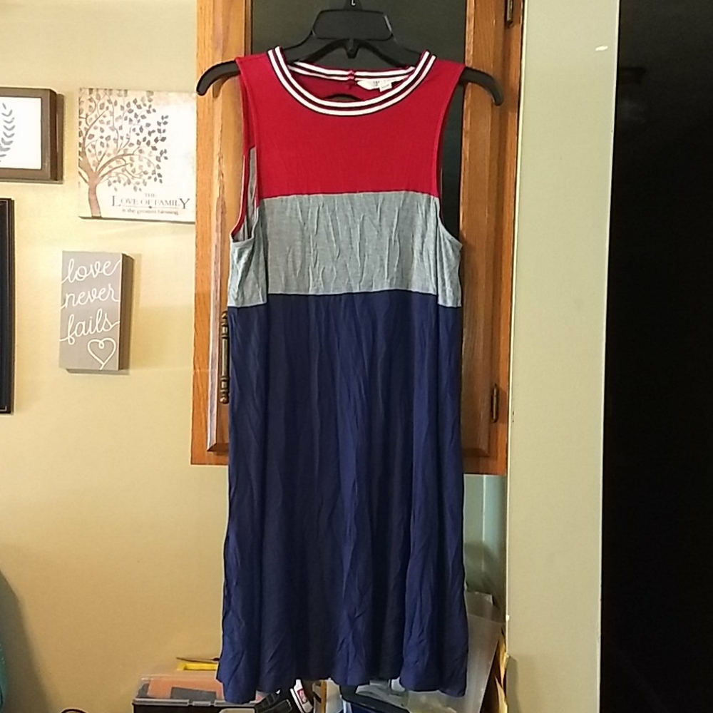 American Eagle soft&sexy Americana tank dress